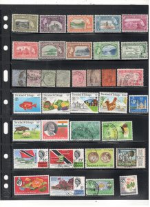 TRINIDAD & TOBAGO COLLECTION ON STOCK SHEET MINT/USED