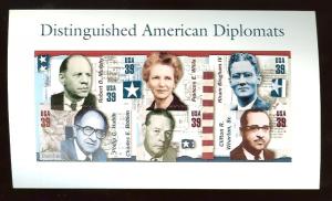 4076 Distinguished American Diplomats s/s MNH