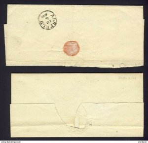 2x Stampless folded cover Green PM HOMBERG A/B OHM BS ALSFELD, 1853 BROMHILD A3