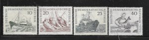 DDR,545-548, MNH, DEEP SEA FISHING