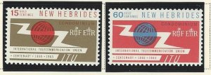 New Hebrides British mh   sc 108-109