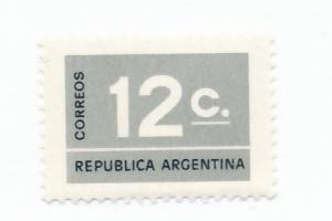 Argentina 1976 - Scott 1112 MH - 12c, Numeral