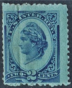 R152a 2¢ Internal Revenue Stamp (1875) Used*