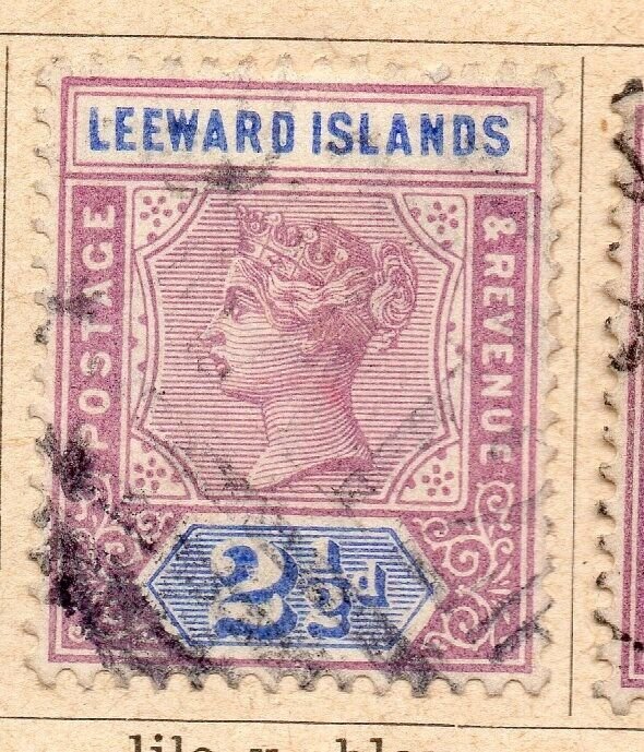 Leeward Islands 1891 Early Issue Fine Used 2.5d. NW-11896