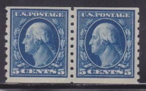 396 VF+ OG-LH pair nice color cv $ 160 ! see pic !