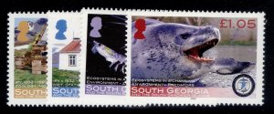 SOUTH GEORGIA & SANDWICH ISLANDS QEII SG445-448, 2008 Polar year set, NH MINT. 