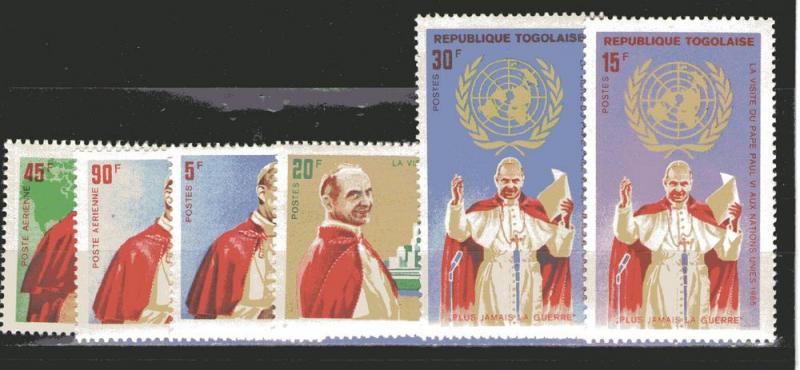 Togo 549-552,C49-C50 MNH