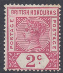 British Honduras Scott 39 - SG52, 1891 Victoria 2c MH*