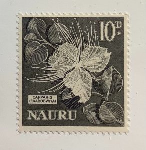 Nauru 1954/64  Scott 53 MNH - 10p, local flower, Capparis