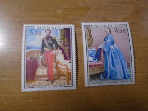 Monaco  #  1187-88  MNH