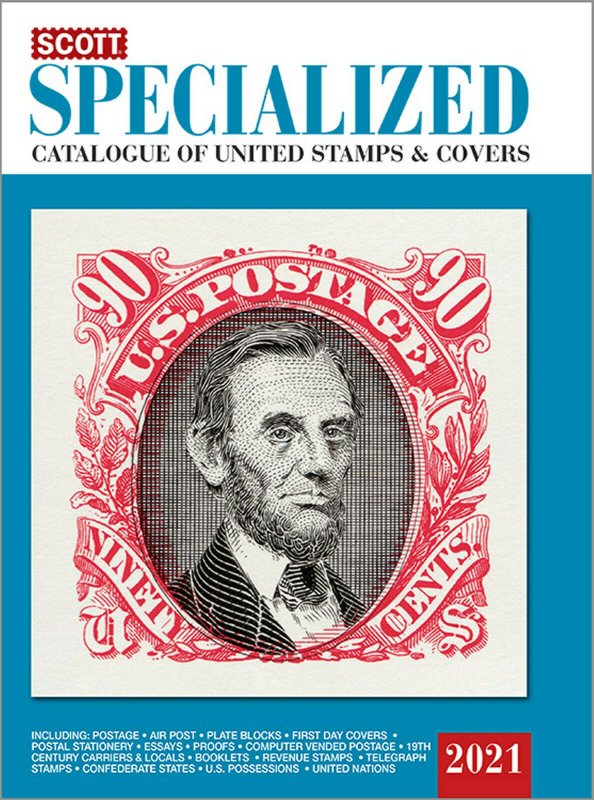 Scott SPECIALIZED Catalog 2021 UNITED STATES STAMPS & COVERS - US Reference Book