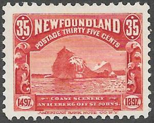Newfoundland Scott Number 73 F HR