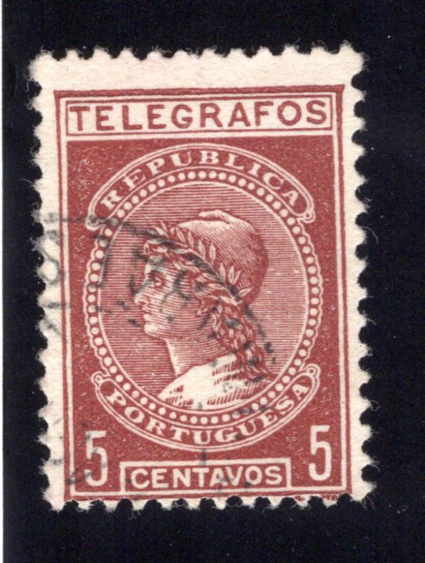 Portugal, H5, 1922, 5c, Used  Telegraph / Telegrafos