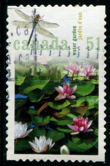 2145c Canada 51c Water Garden SA, used