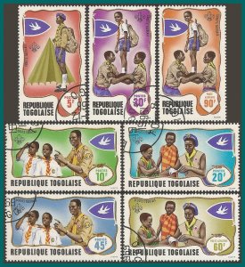 Togo 1968 Boy Scouts, CTO 656-660,C97,C98,SG613-SG619