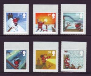 Great Britain Sc 2245-50 2004 Christmas stamp set mint NH