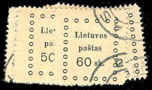 LITHUANIA 13-19  Used (ID # 72776)