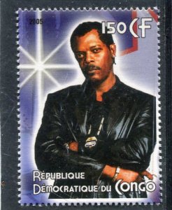 Congo 2005 SAMUEL L.JACKSON American Actor 1 Stamp Perforated Mint (NH)