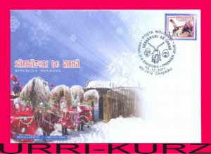 MOLDOVA 2011 Folk-Lore Winter Holidays Christmas Sc733 Mi777 FDC