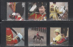 Great Britain # 2288-2293, Trooping of the Color Ceremony, Mint NH, 1/2 Cat..