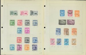 Venezuela 1882-1960 M & U (mostly) Hinged on Homemade pages