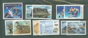 Iceland #671-2/698-9/712-17 Mint (NH) Single (Complete Set)