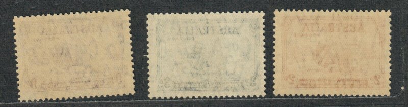 Australia Sc#147-149 M/NH/VF, Cv. $106.50