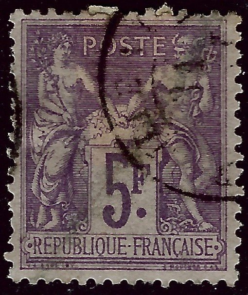 France Sc #96 Used VF $70...French Stamps are Iconic!