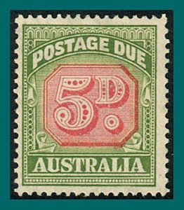 Australia 1948 Postage Due, 5d used #J76,SGD124