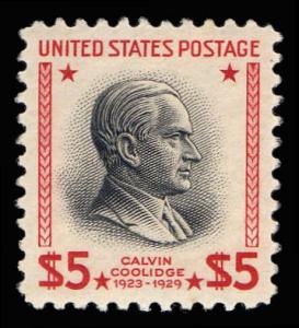 # 834 MINT NEVER HINGED P.S.E. GRADE 95 CALVIN COOLIDGE  ...