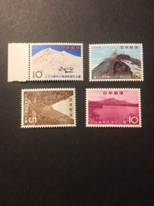 Japan sc 832-835 MNH