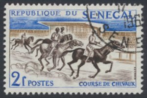 Senegal  Republic   SC# 204  Used  CTO  Horse Race  see details/scans 