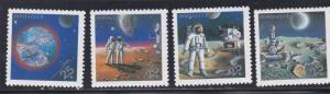 Russia # 5833-5836, Space Achievements, NH, 1/2 Cat.