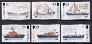 Guernsey 684-689 Ships MNH VF