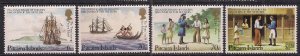 Pitcairn Islands 1983 QE2 Set Anniv Discovery Settlers Umm SG 238 - 241 ( L976 )