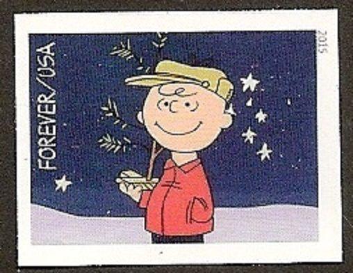 Charlie Brown Christmas Forever Stamps .. Unused US Postage Stamps