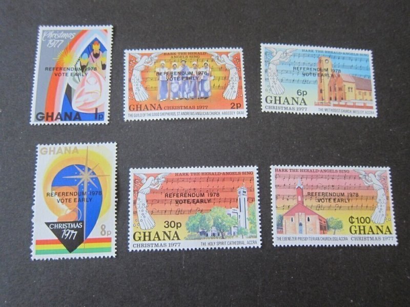 Ghana 1978 Sc 631-6 Christmas Religion set MNH