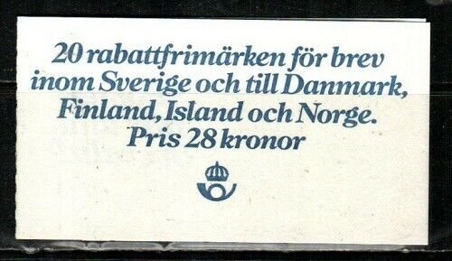 Sweden Scott 1359a Mint NH booklet (Catalog Value $30.00)