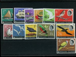 ? #40-50, PITCAIRN ISLANDS MH Mint hinged QEII stamps