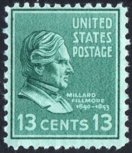 SC#818 13¢ Millard Fillmore (1938) MLH