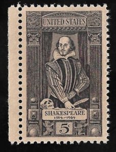 #1250 5 cents William Shakespeare mint OG NH EGRADED XF-SUPERB 95 XXF