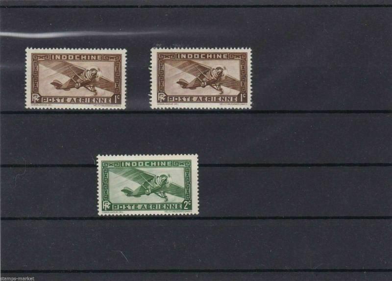 INDOCHINA STAMPS ON STOCK CARD , MNH. REF 1081