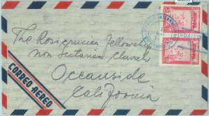 86055 - GUATEMALA - POSTAL HISTORY -   AIRMAIL COVER to the USA