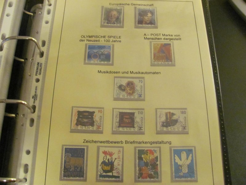 SWITZERLAND 1978-2005 STAMPS & COVERS XF COULD BE AS MUCH AS $2000 CATALGUE(188)