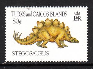 Turks and Caicos 1041 Dinosaur MNH VF