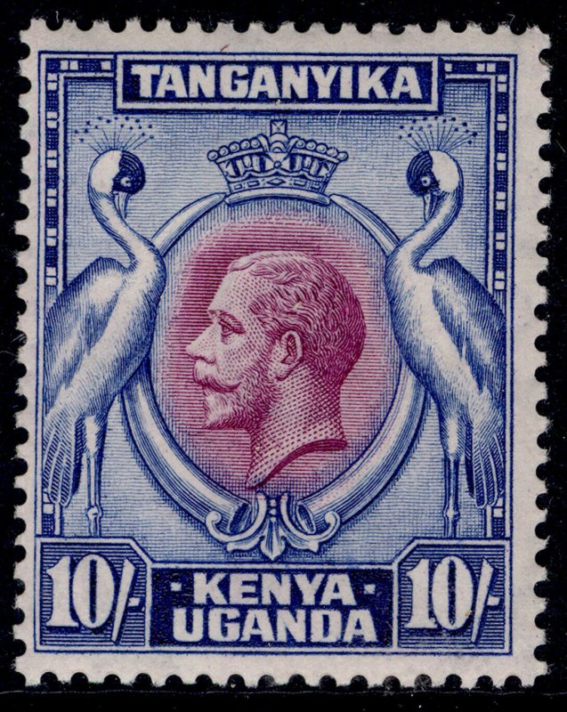 KENYA UGANDA TANGANYIKA GV SG122, 10s purple & blue, LH MINT. Cat £120.