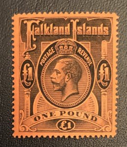 Tangstamps: British Falkland Islands Stamp Scott #40 Mint OG H CV $630
