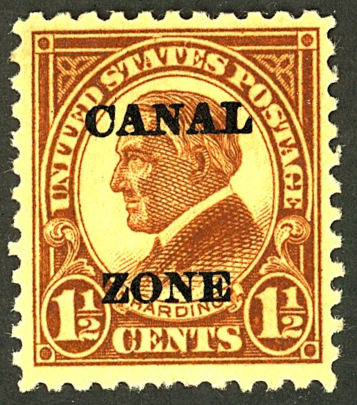 CANAL ZONE #72 MINT OG NH