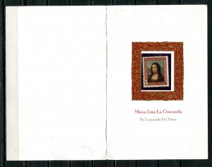 Germany  Mona Lisa La Gioconda Souvenir Folder  MNH  Da Vinci 8162