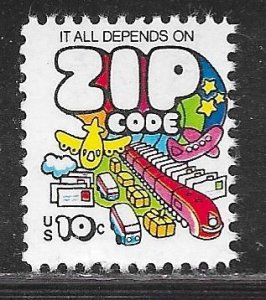 USA 1511: 10c Zip Code, MNH, VF